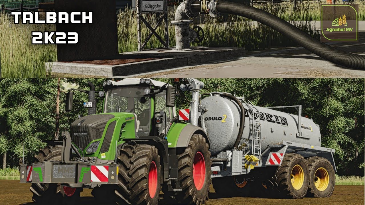 LS22 Talbach# Gülle fahren mit Manure