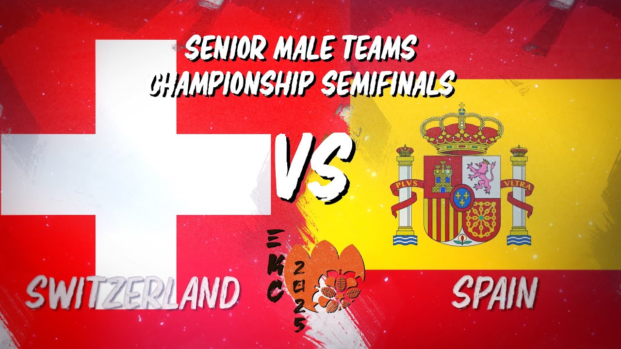 33rd European Kendo Championship (EKC 2025): Senior Male Team Semfinals - Switzerland VS Spain