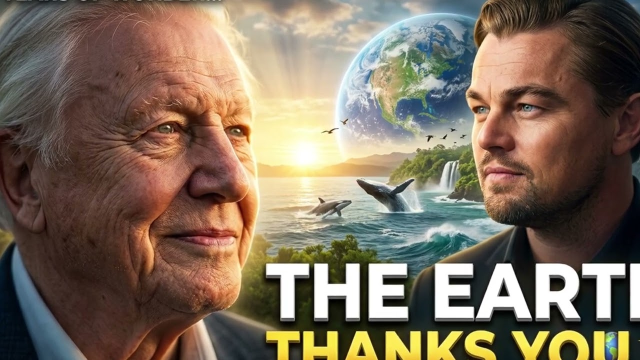 THE EARTH THANKS YOU 🌍✨ | Leonardo DiCaprio's Emotional Birthday Song To Sir David Attenborough