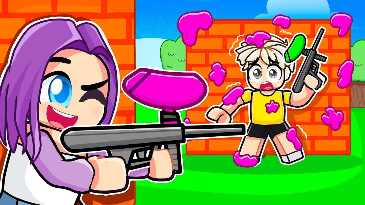 Roblox ama PAINTBALL Oynadık!