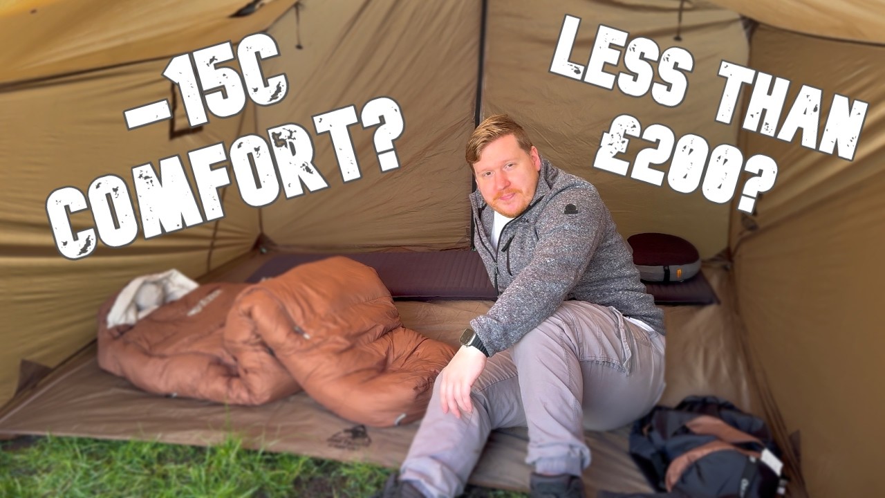 -15c COMFORT for LESS than £200? QEZER Down Winter Sleeping Bag Review