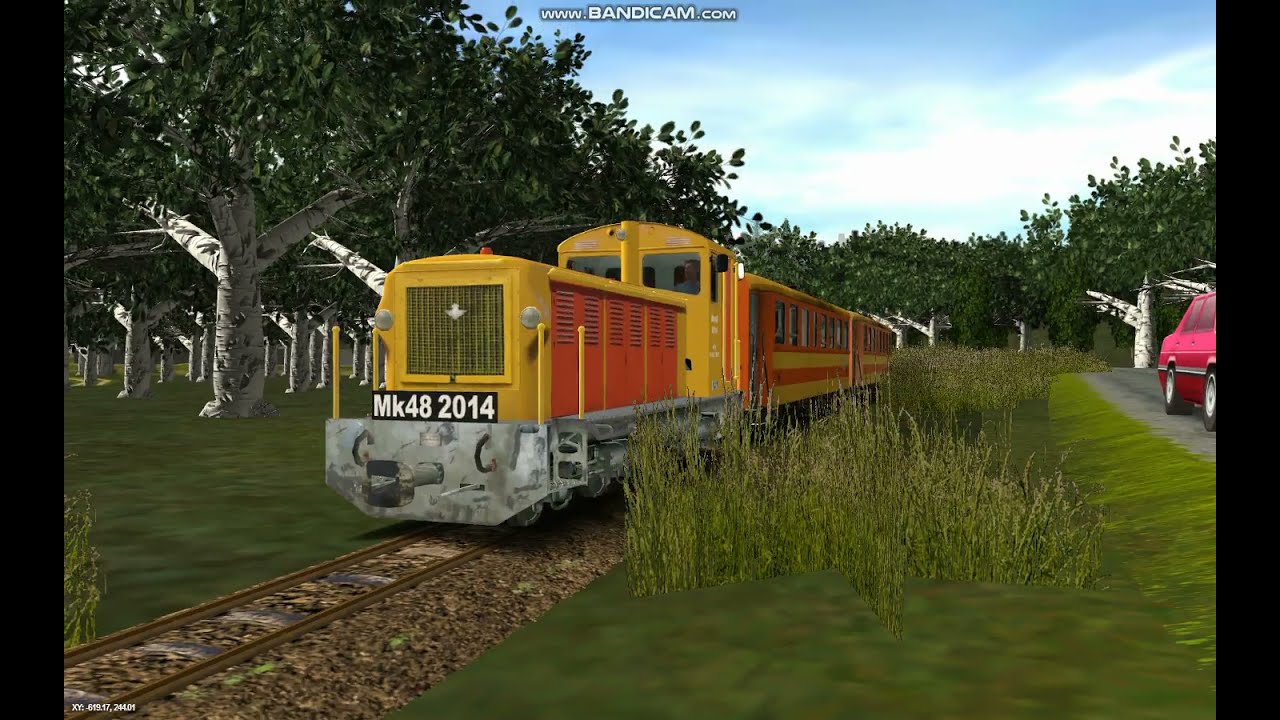 Trainz 12｜Királyréti Erdei Vasút｜KEV Mk48 2014 Bax személykocsikkal