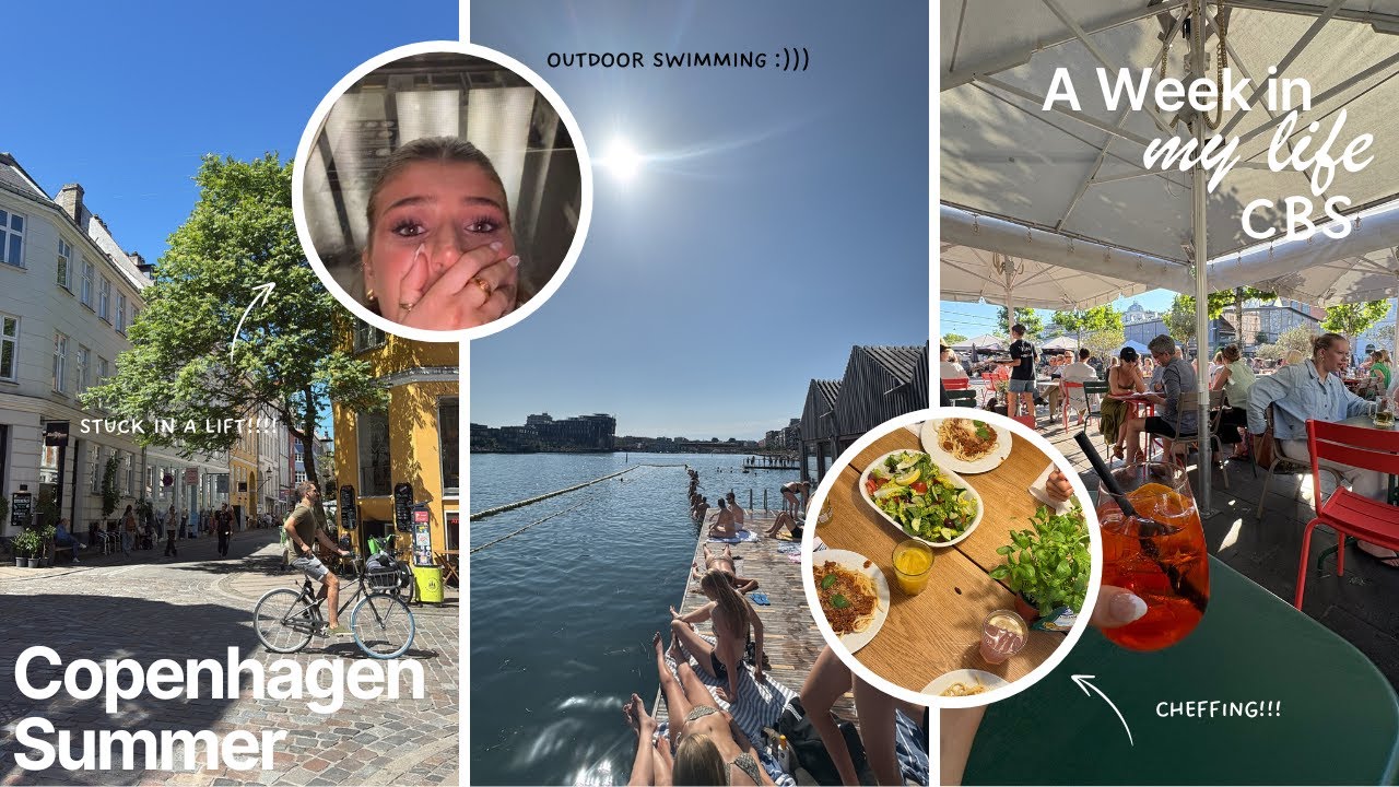 WE GOT STUCK IN A LIFT 🥲!! | Spend a Week with Me | COPENHAGEN SUMMER🪄