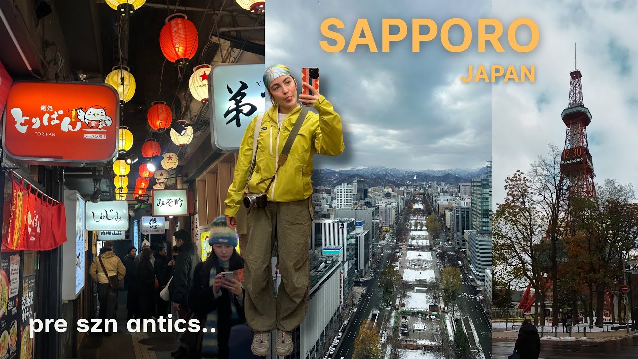 a solo day in SAPPORO🇯🇵🌃