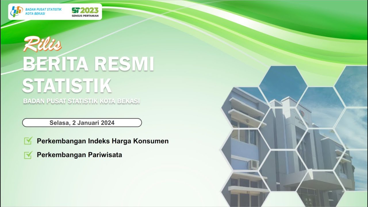 Rilis Berita Resmi Statistik Badan Pusat Statistik Kota Bekasi (2 Januari 2024)