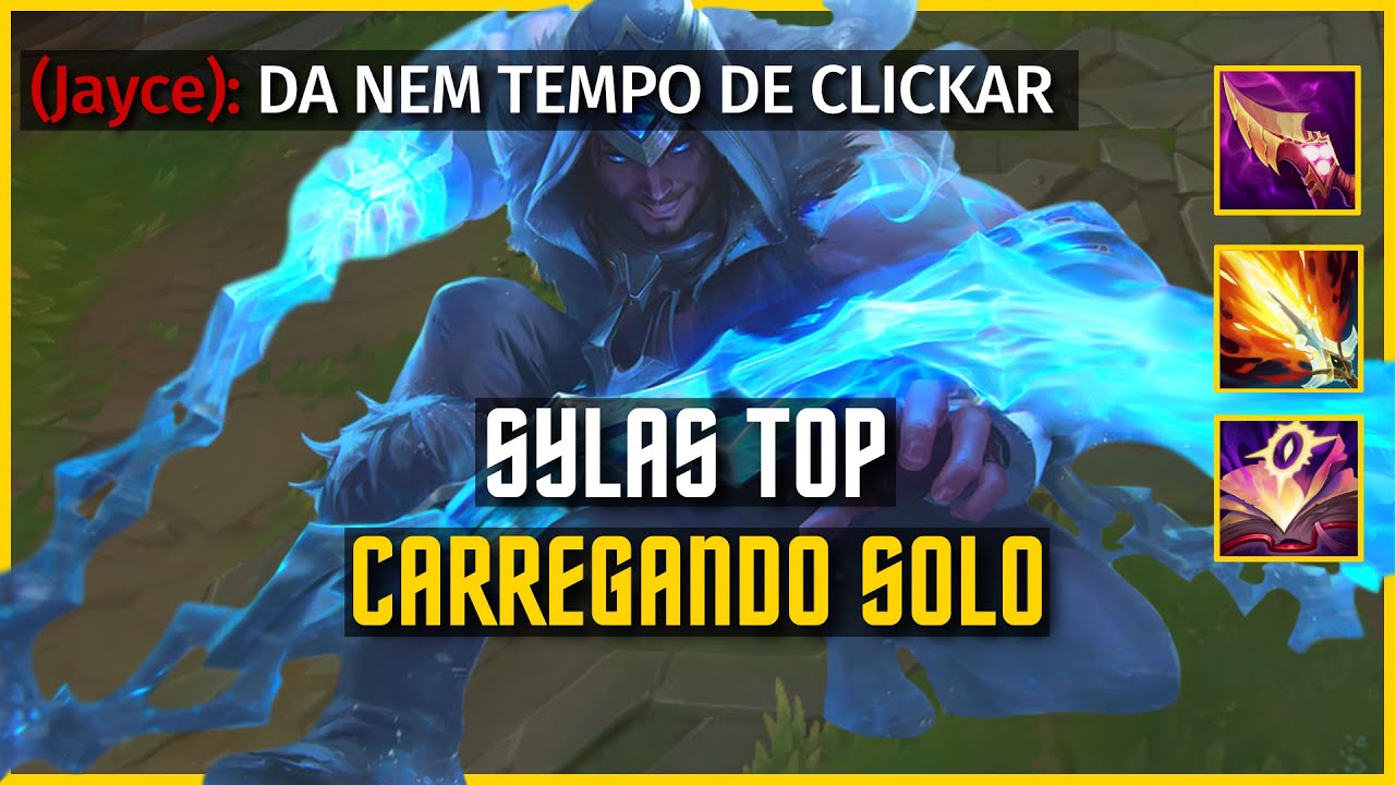 PEGUEI SYLAS TOP E CARREGUEI SOLO | [BUILD OP SEM MÍTICO] | League of Legends