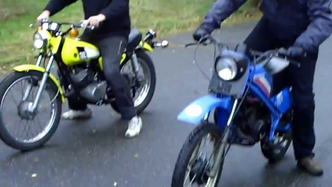 Yamaha DT 125 VS Honda MT 80