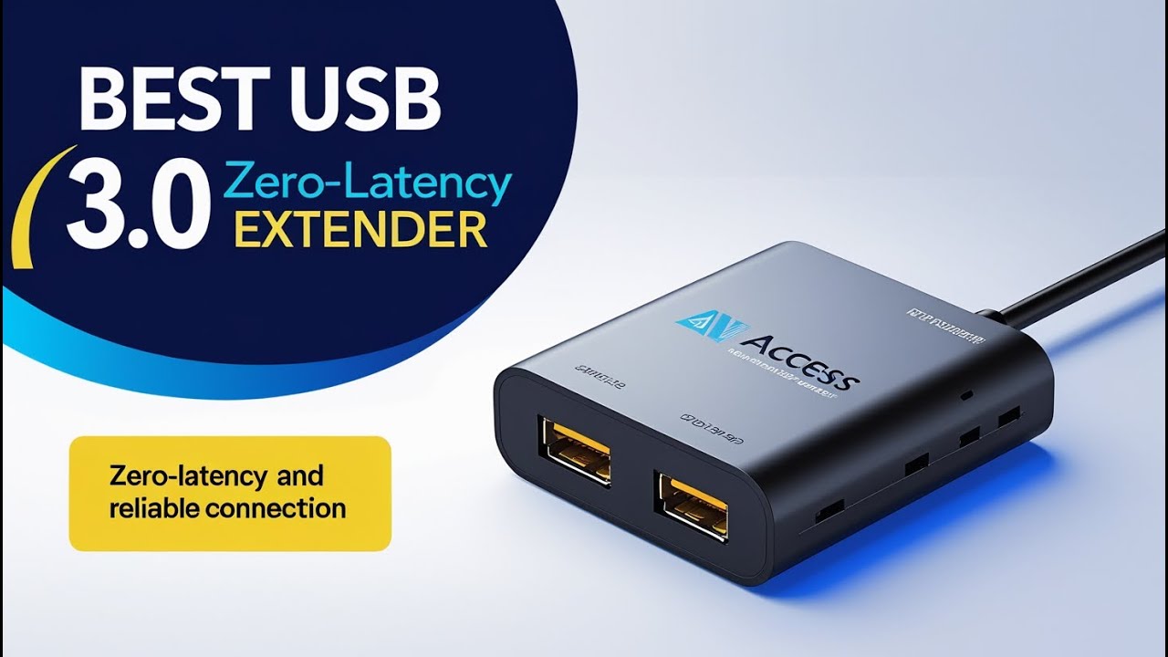AV Access USB 3.0 Extender Review: Lag-Free 330ft Connectivity