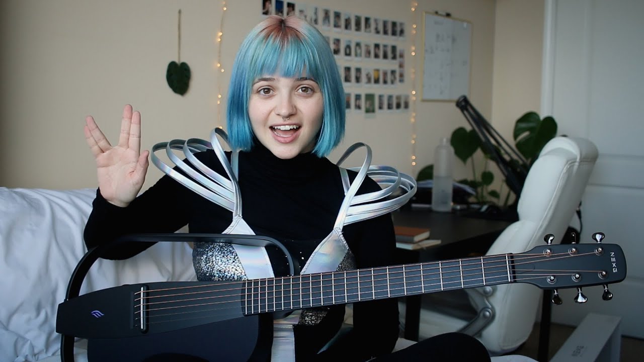this guitar looks like it was made by aliens: Enya NEXG