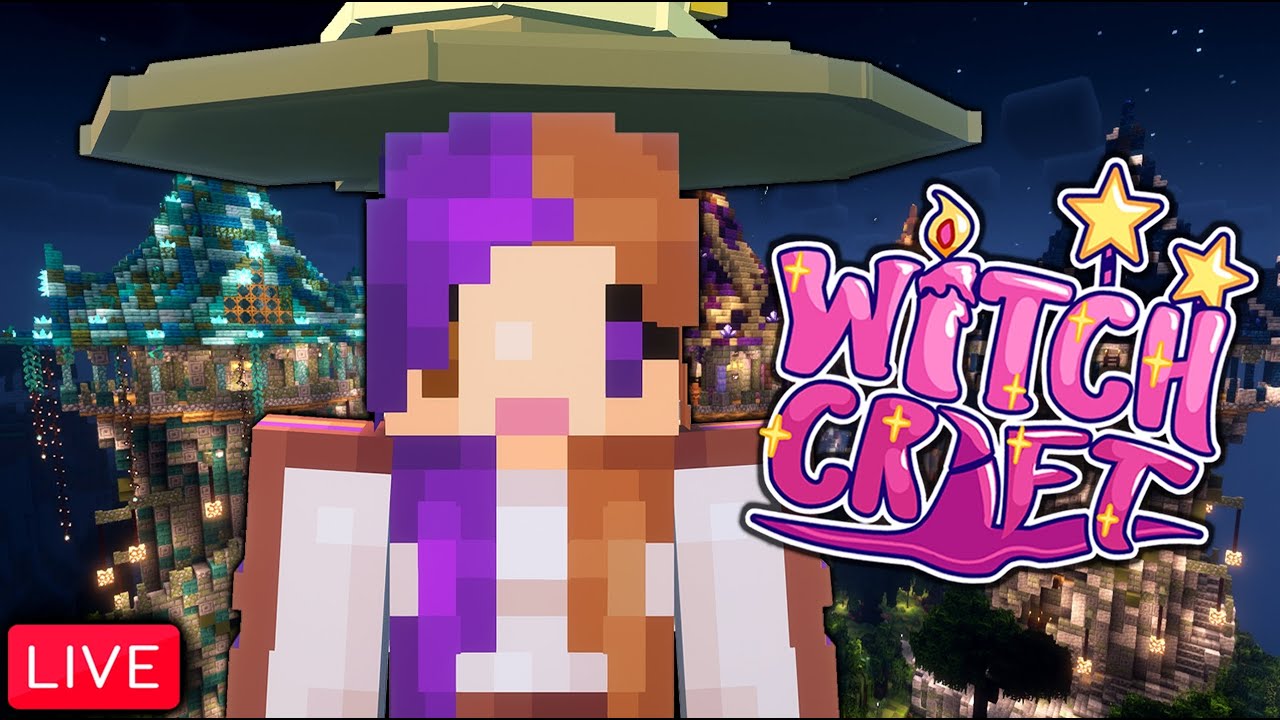 Trying to Unlock My 2nd Magical Ability ...as a Sand Witch | WitchCraft SMP LIVE