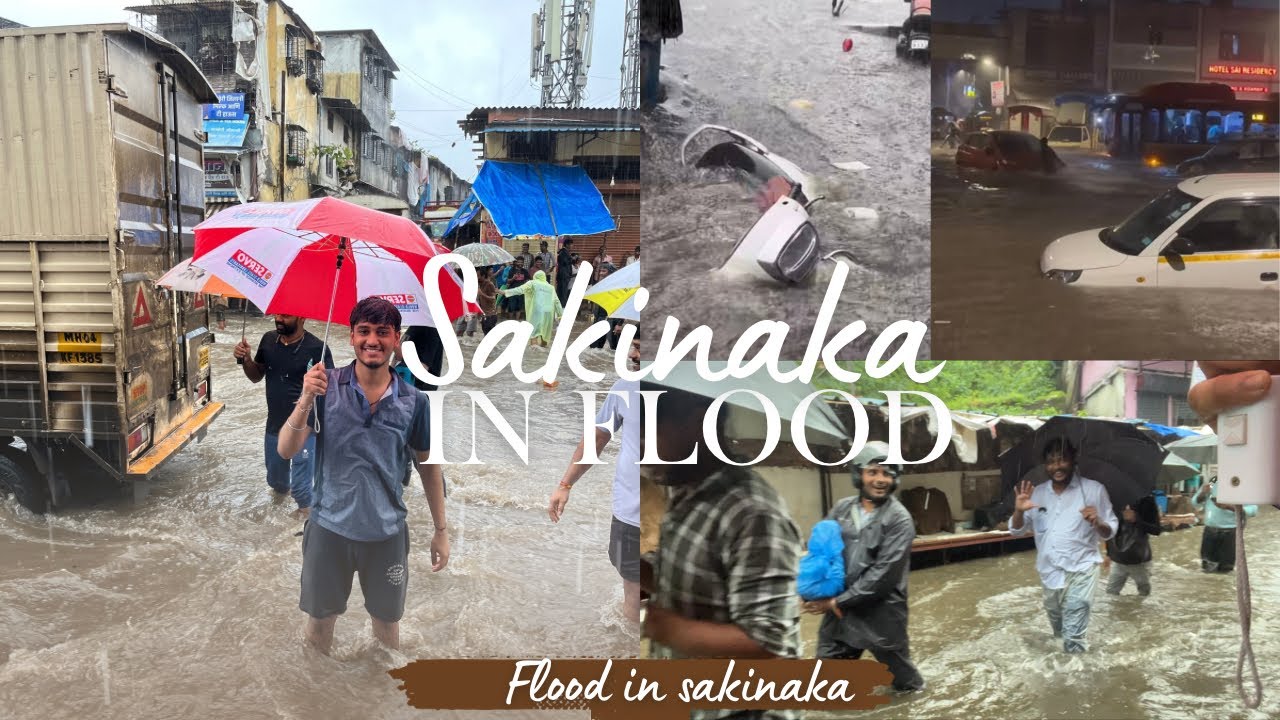 Sakinaka heavy rain fall 