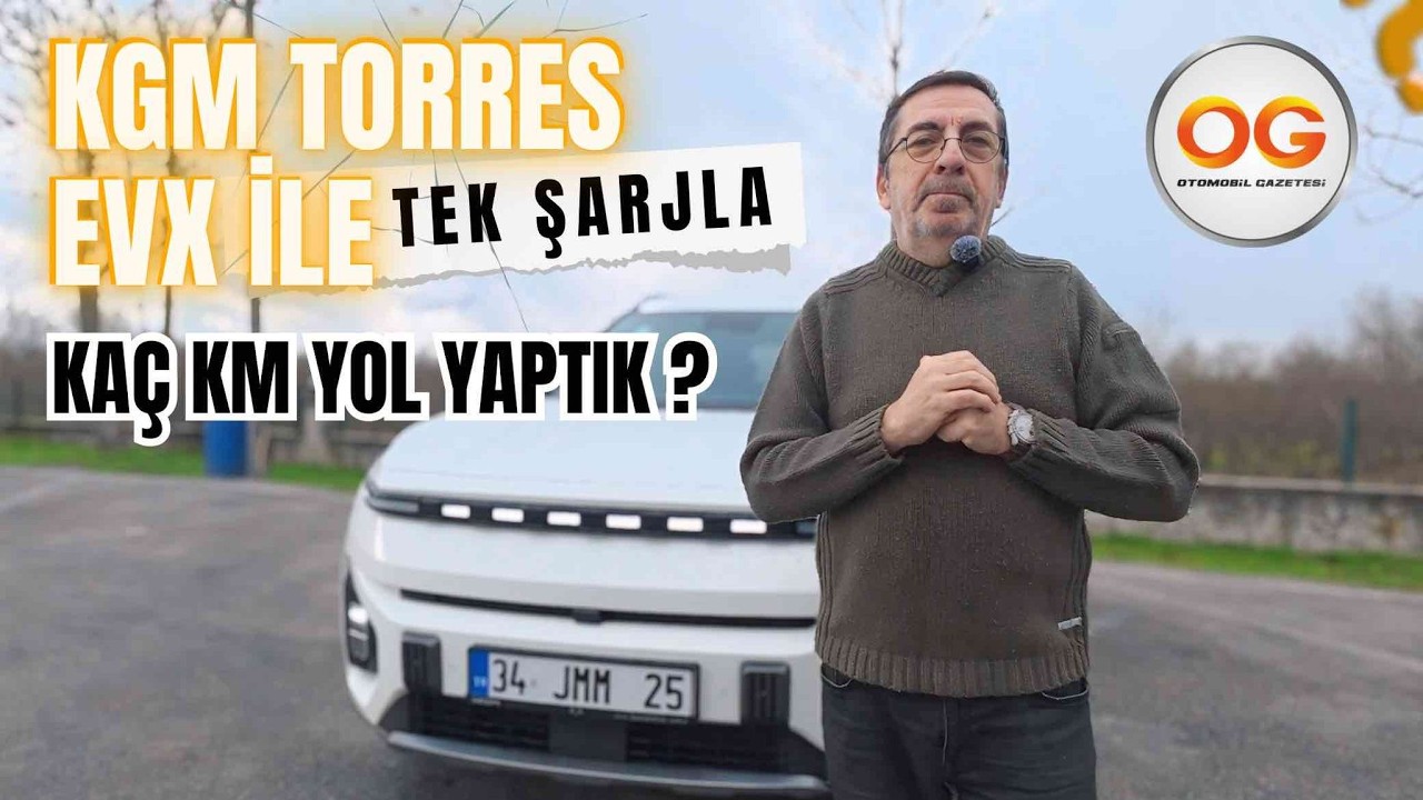 KGM Torres EVX ile Menzil Testi I  KGM Torres EVX'in kış ayı sürüş özellikleri