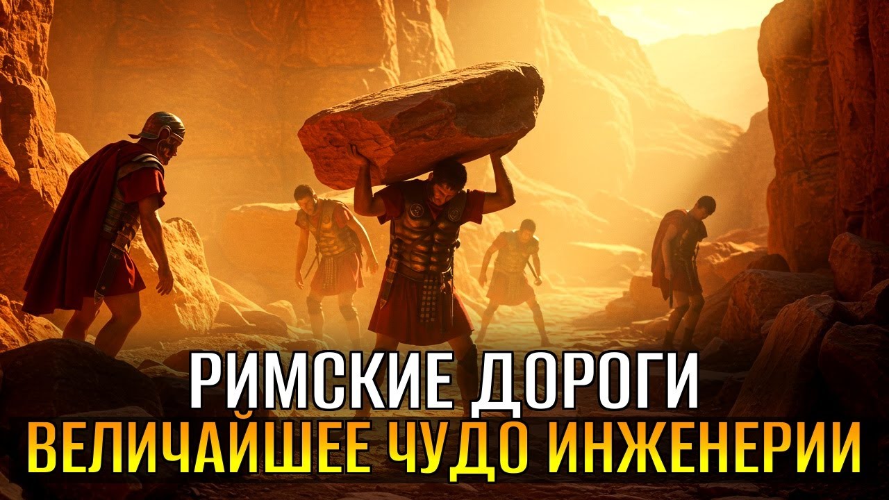 Древний Рим: Как Построили 85,000 КМ Вечных Дорог БЕЗ Современных Технологий?