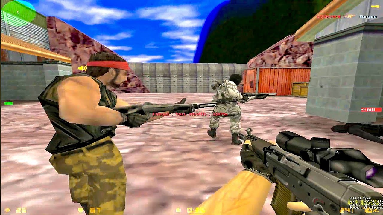 Counter Strike 1.6 | Mission 12 Nuke | PC Gameplay | Walkthrough | Multiplayer | Longplay 