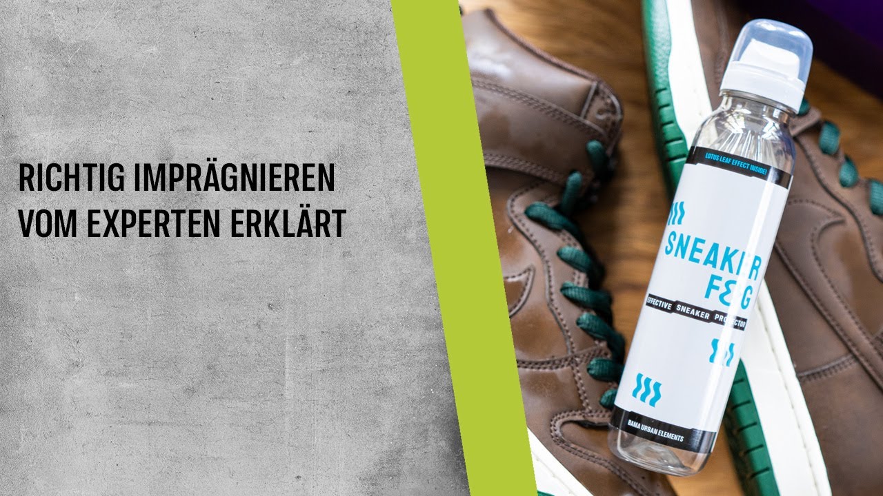 Sneaker richtig imprägnieren! 