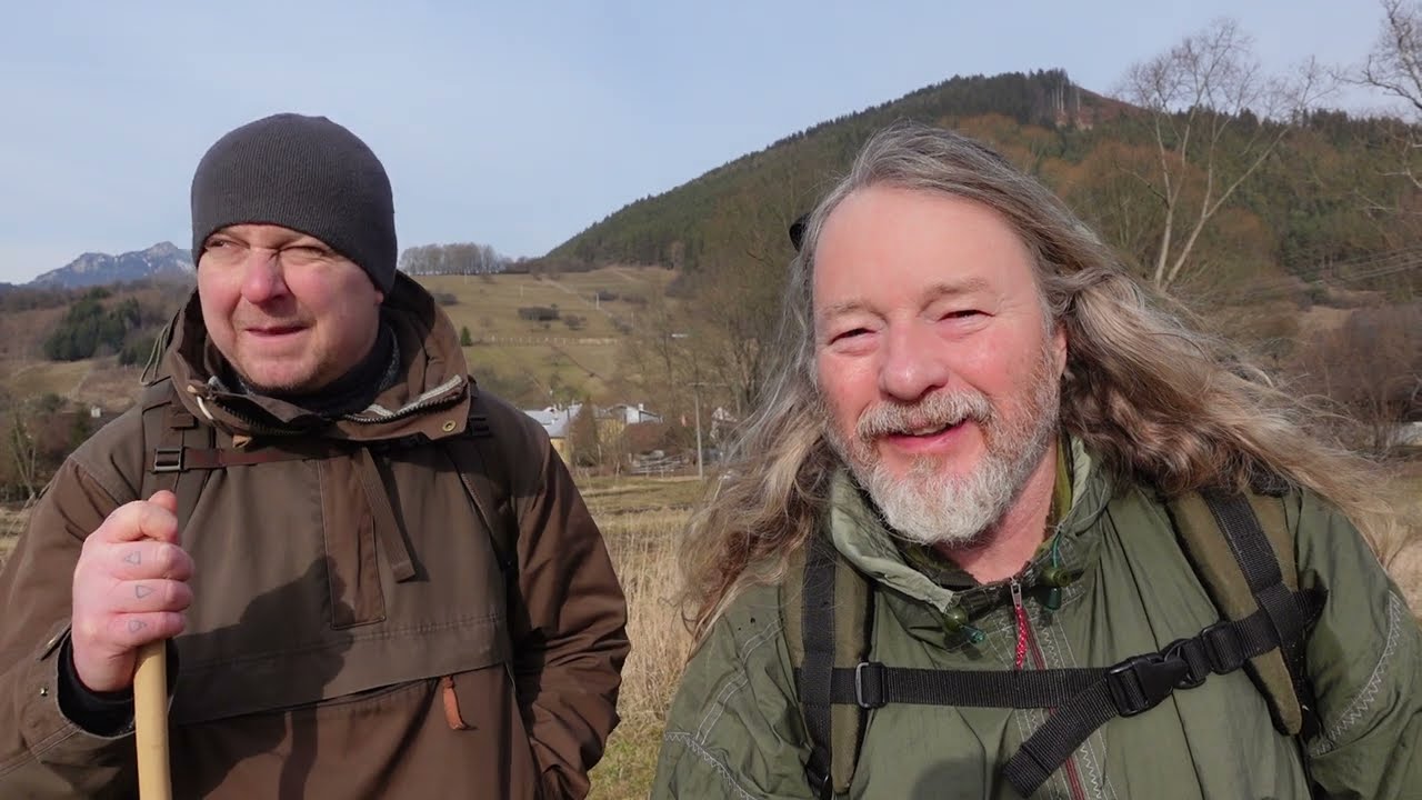 Zimní vandr únor 2025, Slovensko Chočské vrchy. Zbyněk, Jiřík, Honza, Pavel, Pepa Jaryn a já.