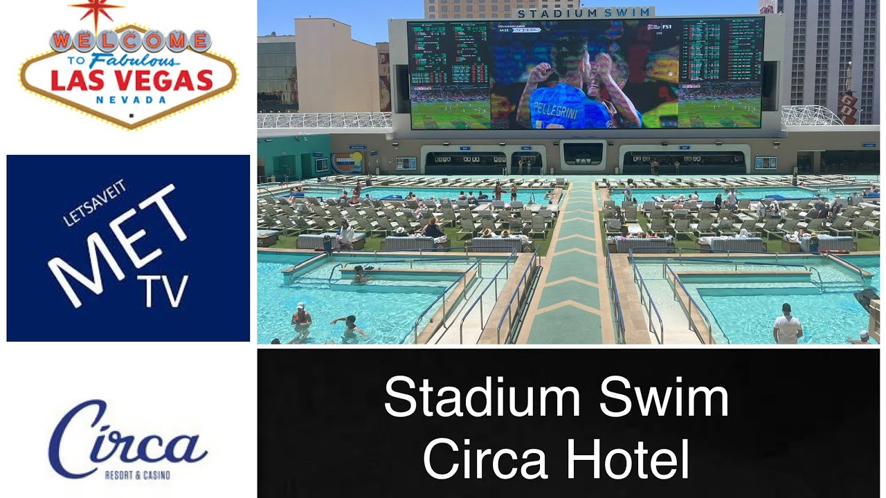 Stadium Swim at Circa Hotel #lasvegas  #vegas #stadiumswim #circahotel #circaswim