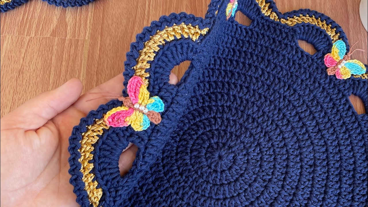PASSO A PASSO Borboletas para aplicação ! #sousplatdecroche #borboleta #croche #passoapassodecroche