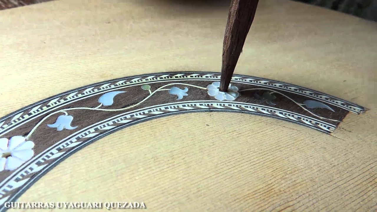 El arte de las rosetas - Guitarras Uyaguari Quezada (La parte artística de nuestras guitarras)