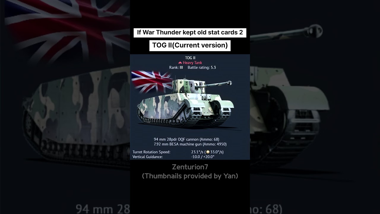 War Thunder with Old Statcards 2