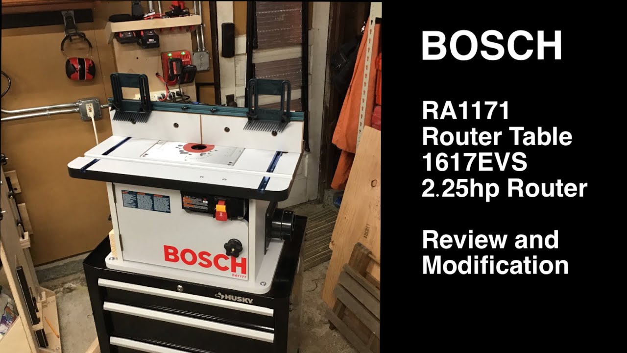 Фрезерный стол Bosch RA1171: обзор и модернизация
