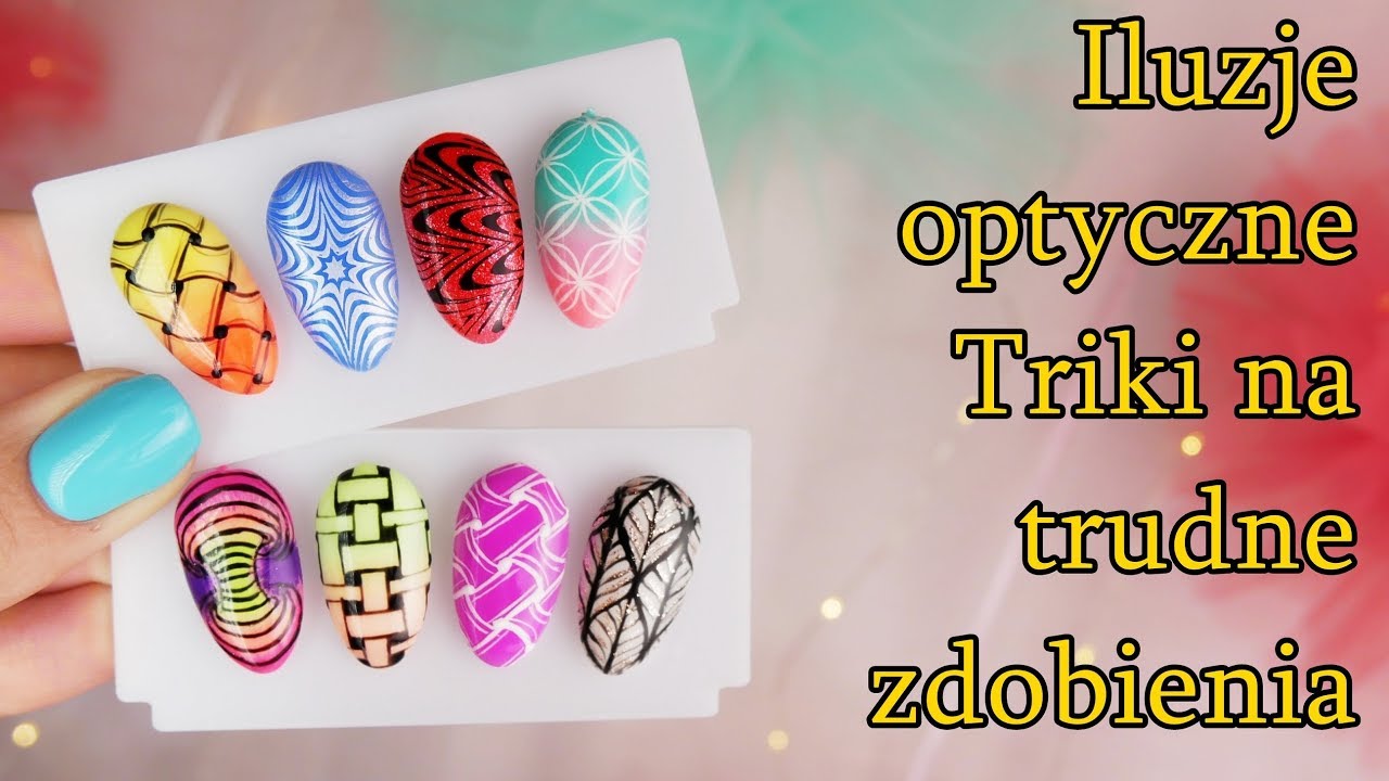 Triki na trudne zdobienia: Jak namalować iluzje optyczne? Lakierowniczka