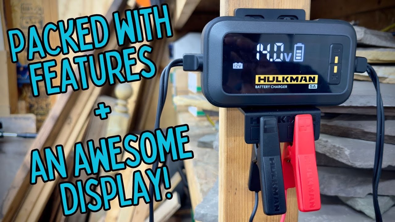 HULKMAN Sigma5 Battery Trickle Charger Review | Keep your Batteries Maintained | Repair Function