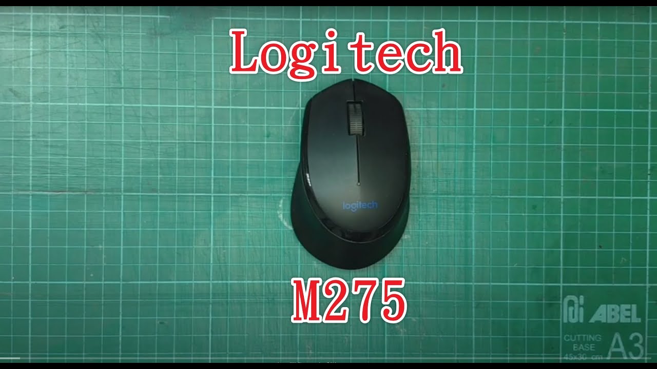 Logitech M275 DIY-Micro Switch Replacement 羅技M275 拆解 維修 更換微動開關