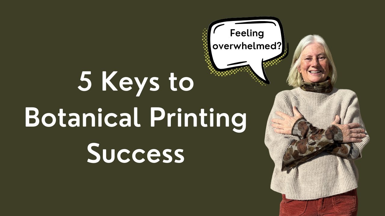 Eco Printing Simplified: Create Beautiful Textiles with Confidence ##botanicalprinting #slowtextiles