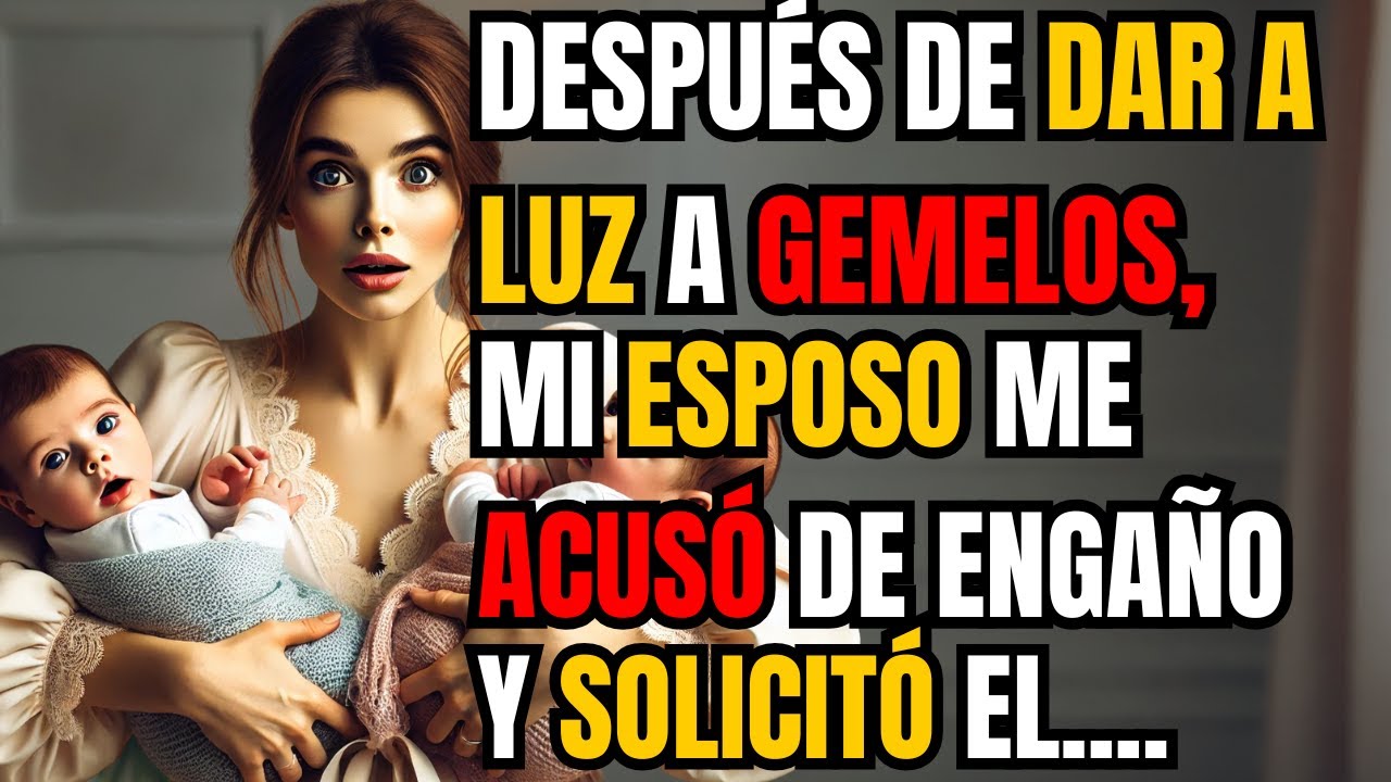 DESPUÉS DE DAR A LUZ A GEMELOS, MI ESPOSO ME ACUSÓ DE ENGAÑO Y SOLICITÓ EL DIVORCIO. EN AGONÍA....