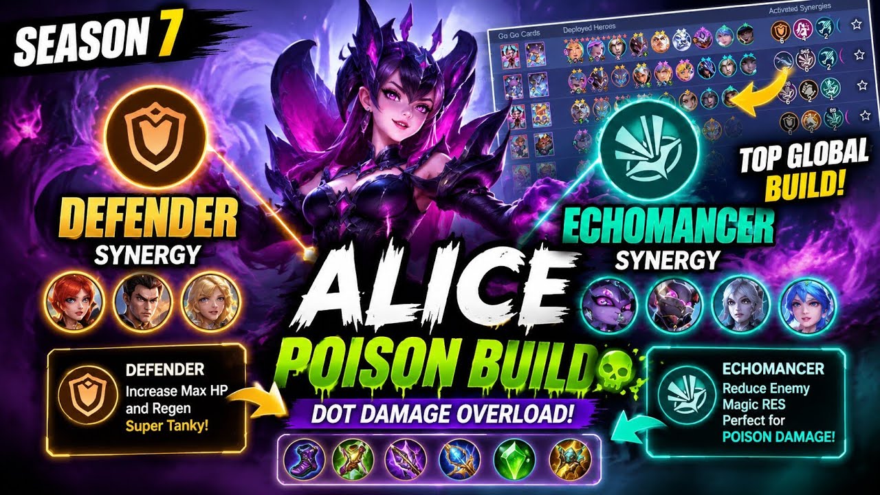 MCGG SEASON 7 ALICE POISON BUILD. 