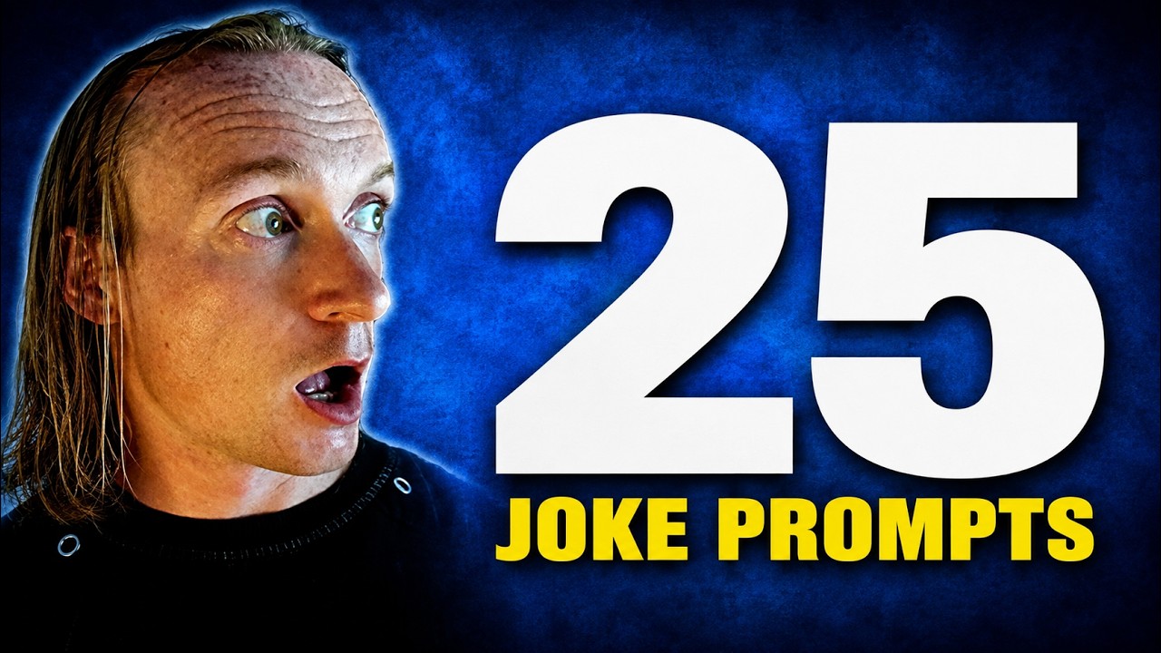 Stuck for Jokes? Here's 25 Comedy Writing Prompts