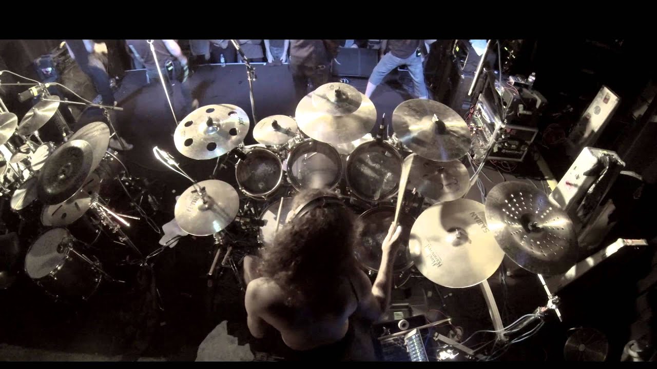 TESSERACT - Singularity / Nocturne Drumcam - Live in Strasbourg 27.10.2014