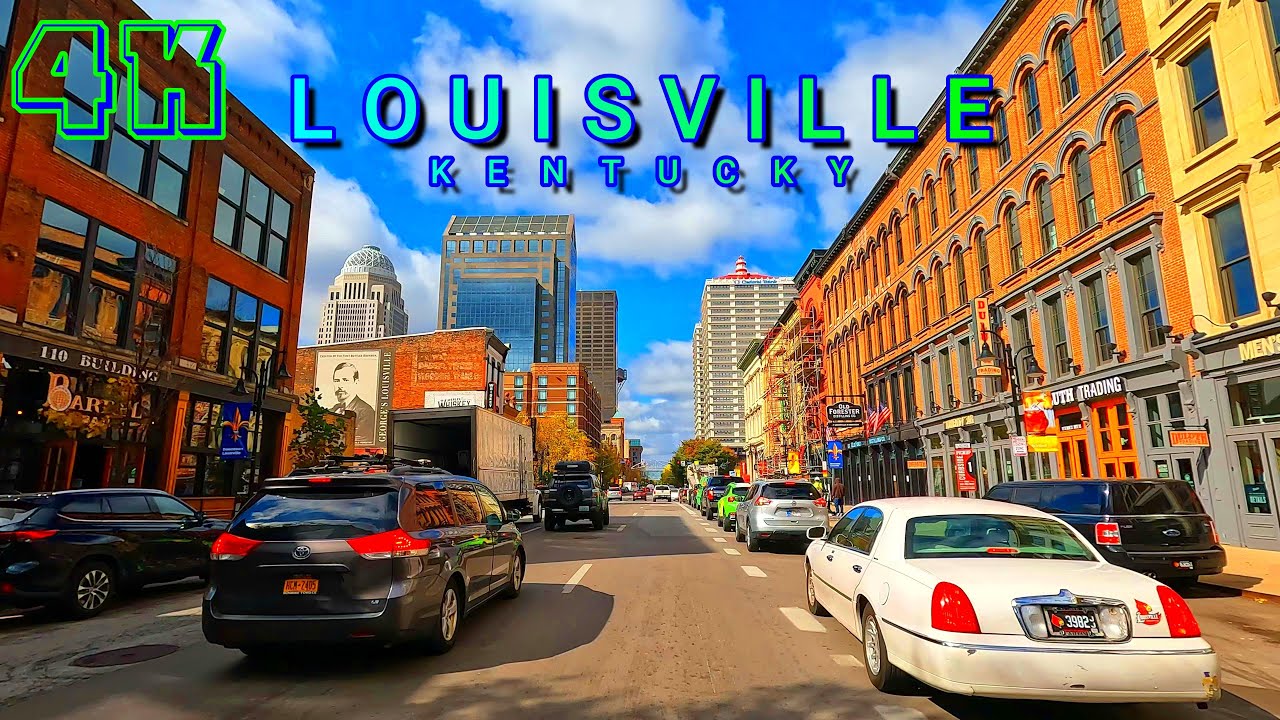 Louisville Drive in Autumn Part 1/4 Kentucky USA