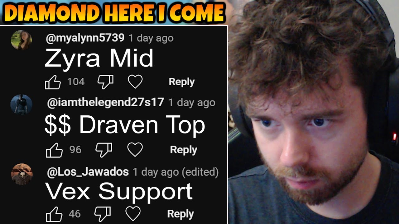 WE ARE SO CLOSE TO LEAVING EMERALD. Viewer Picks to Challenger | Zyra Mid, Draven Top, Vex Support