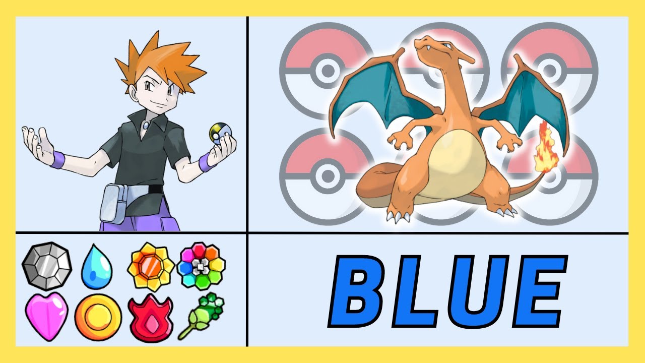 BLUE  / グリーン POKEMON TEAM (JOURNEY TO CHAMPION)