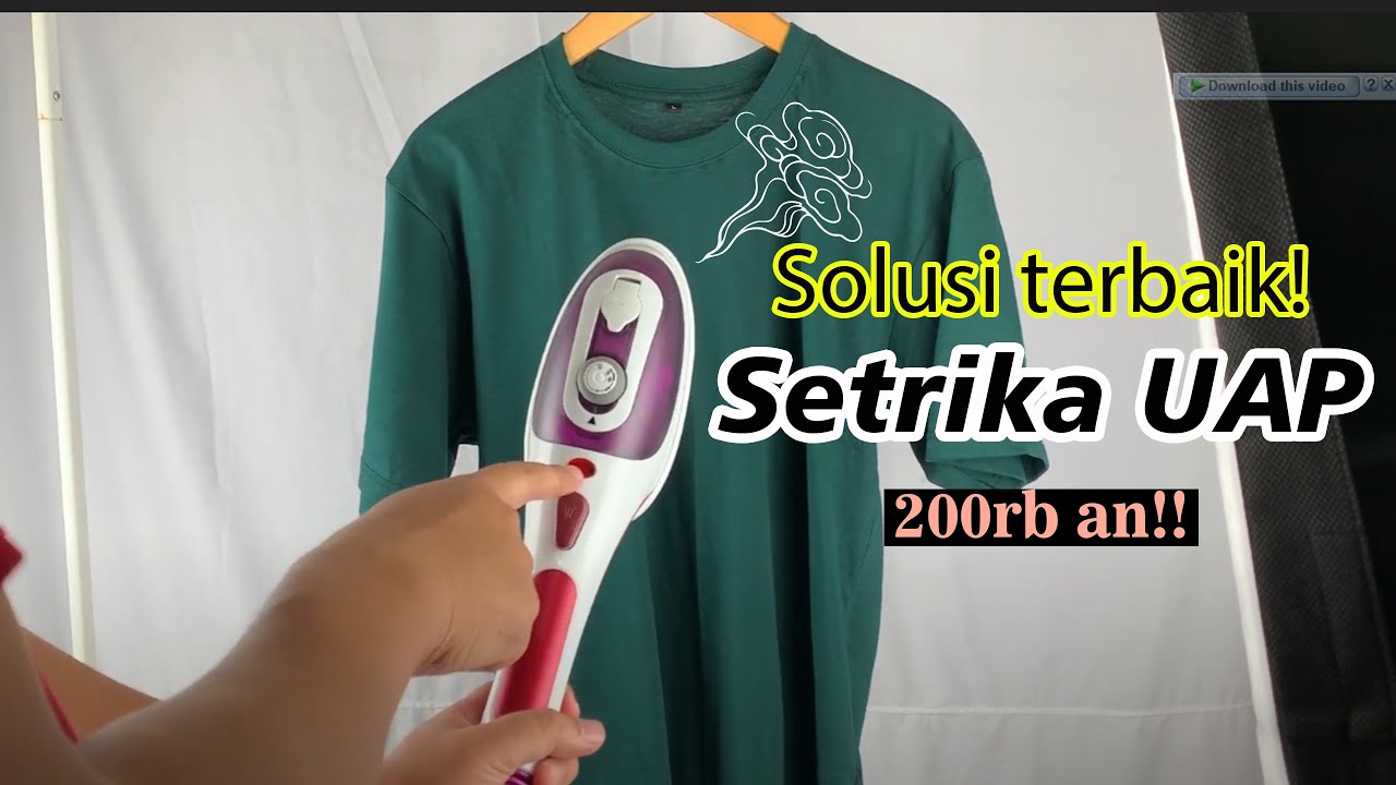 SETRIKA UAP STEAM BRUSHER TERBARU 2021 Cocok Untuk Travel Bisa Portable Setrika Uap Berdiri