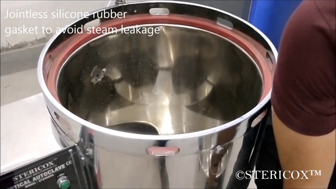 Vertical Autoclave with Automatic Pressure Release