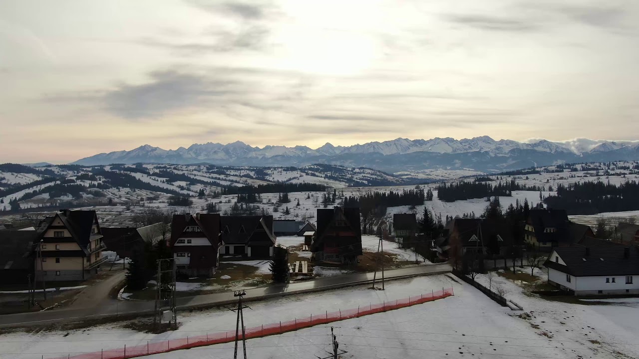 Bańska Wyżna - widok na Tatry