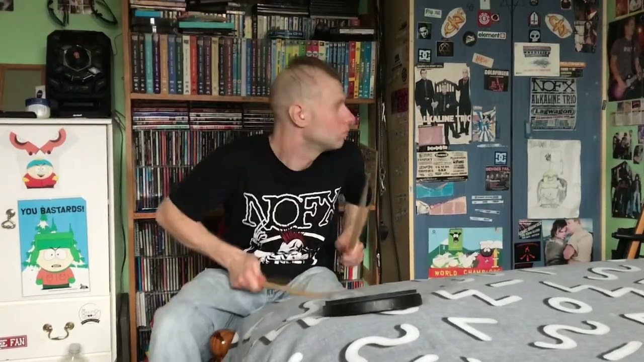 Lagwagon - Black Eyes - Bed Drum Cover 2023