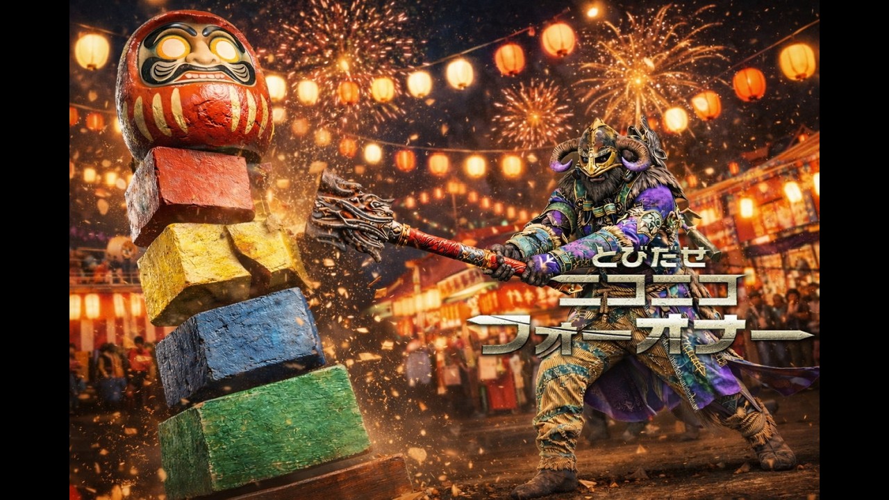 とびだせニコニコフォーオナー[ForHonor]ココハルオウガ一家