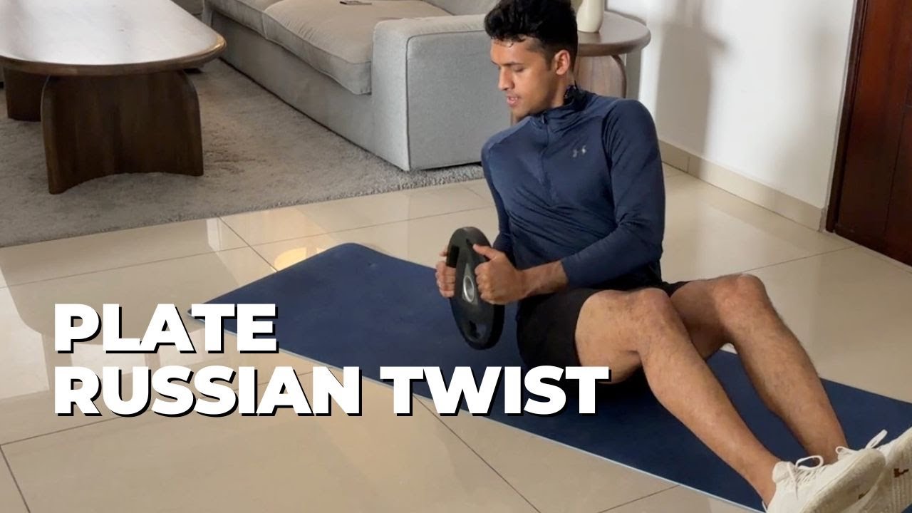 How To Do Plate Russian Twist
