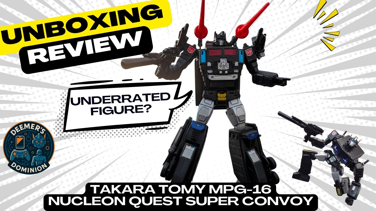 Transformers / Unboxing & Review / Takara Tomy Masterpiece MPG-16 Nucleon Quest Super Convoy