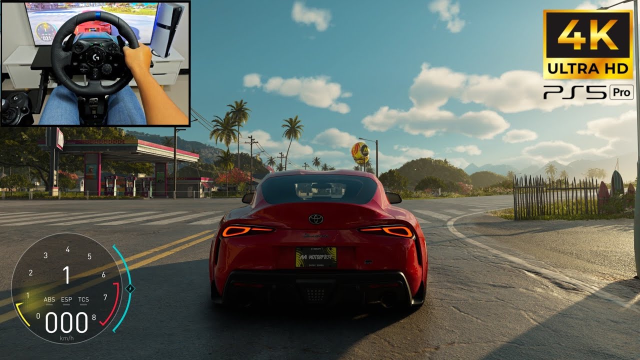 Toyota GR Supra MK5 | The Crew Motorfest | PS5 Pro | Logitech G923 gameplay