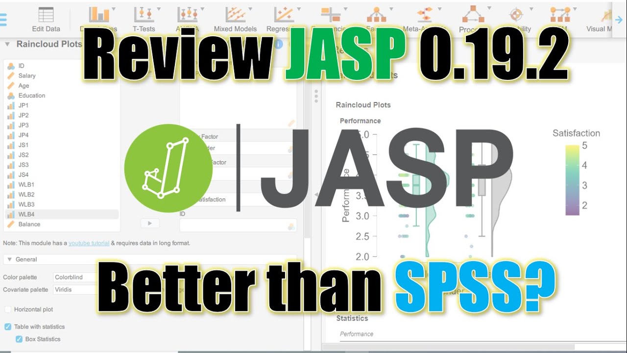 Review JASP 0.19.2: Lebih lengkap dan Mudah Dibanding SPSS