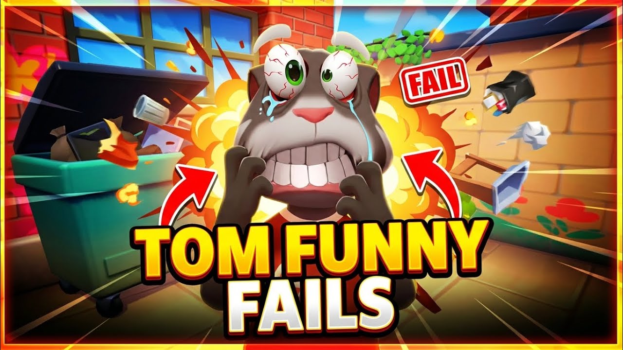 Talking Tom 2025 — Tom thought it would be funny… EPIC FAIL 😂🔥#talkingtom #talkingtomcat #fail #game