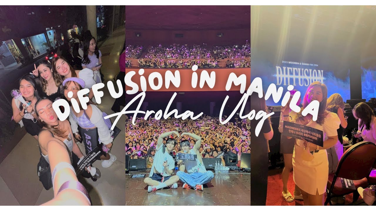 Diffusion in Manila - Moonbin and Sanha Fan Concert [AROHA VLOG] 💜