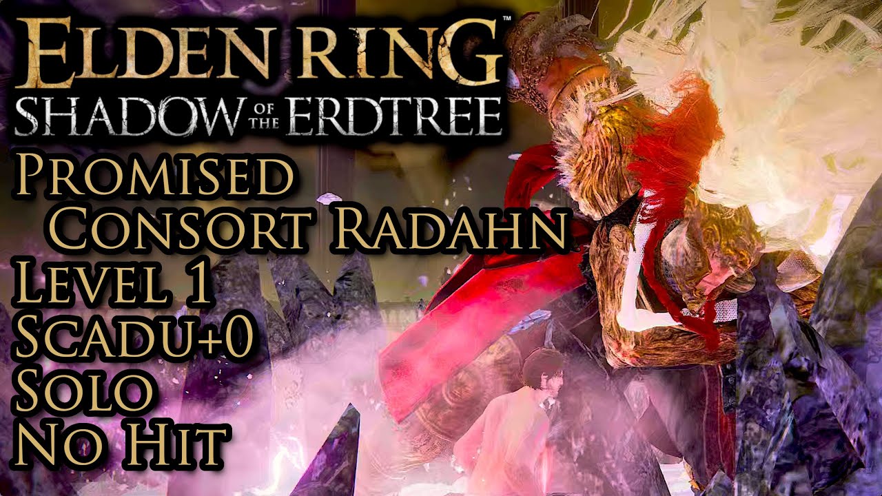 ELDEN RING - Promised Consort Radahn RL1 Scadu+0 Solo No Hit