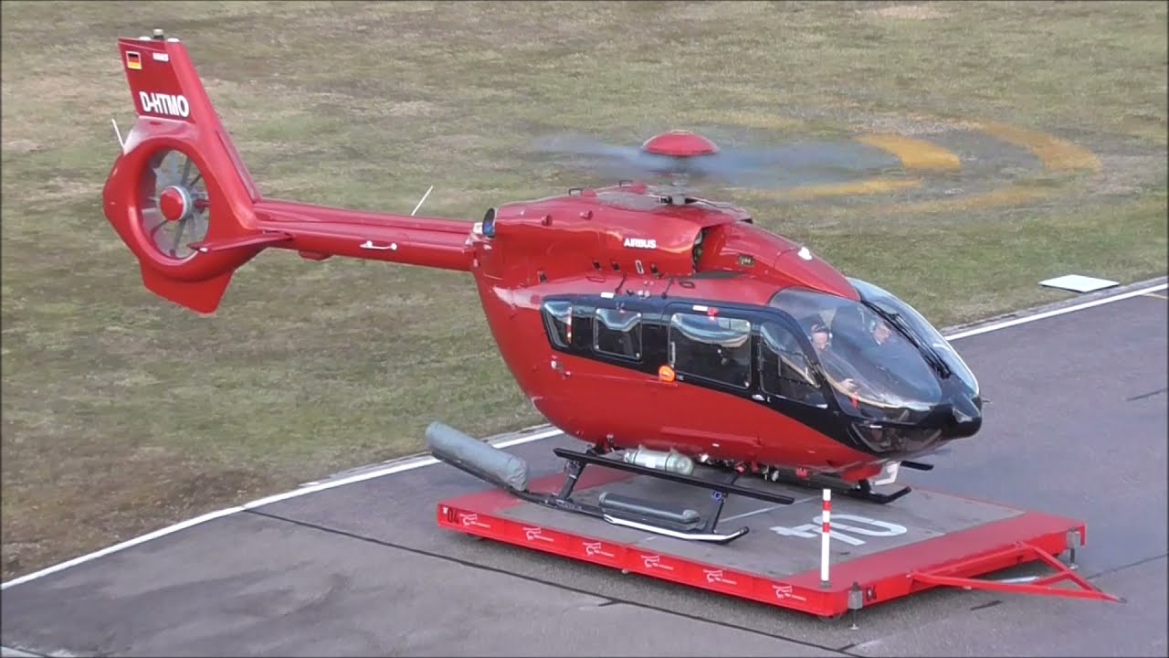 New H145 / BK117 D3 from HTM take off in EDMR / Ottobrunn
