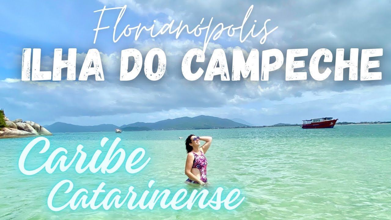 ILHA DO CAMPECHE:CARIBE BRASILEIRO FLORIANÓPOLIS SC  EM 4K